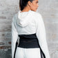 Crop Block Pullover Hoodie